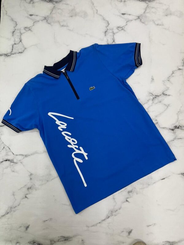LACOSTE ZIP SIGNATURE POLO CON CIERRE